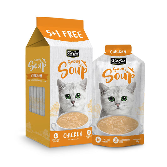 Kit Cat Savoury Soup Chicken – 300g (6 x 50g)