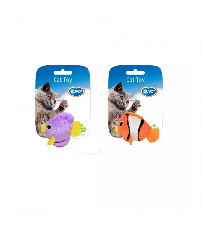 Duvo+ Playing Fish Toy (Pack of 2) - 7.5 x 9 x 3.5 cm