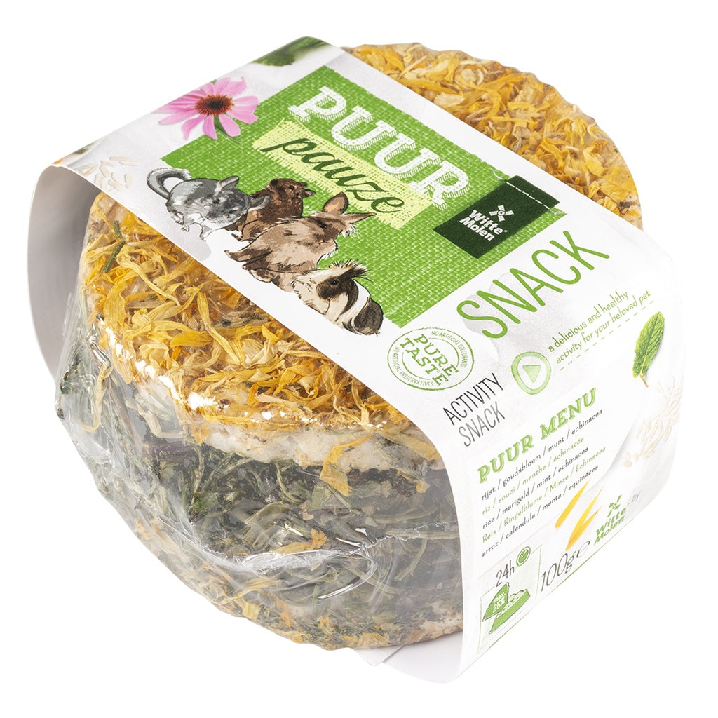 Witte Molen Puur Pauze Rice Disk Herbs & Flowers Yellow - 100g