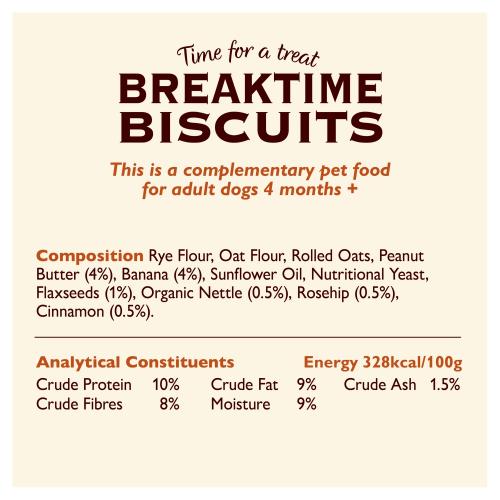 Lily's Kitchen Breaktime Biscuits Dog Treats 80G
