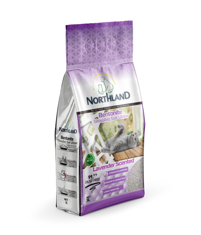 Northland Bentonite Clumping Cat Litter Lavender- 5L