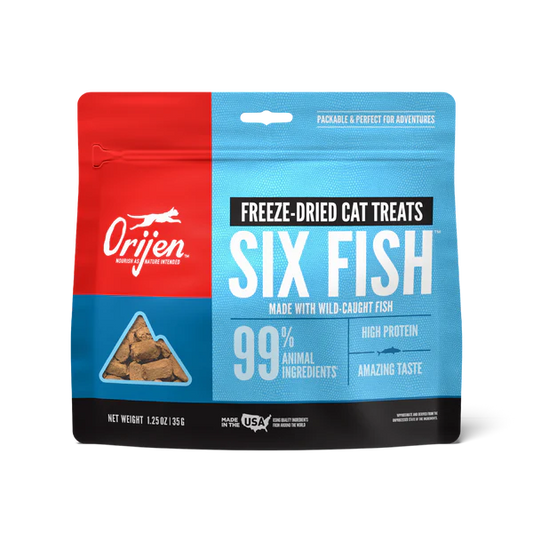 Orijen Six Fish Freeze Dried Cat Treats 35g