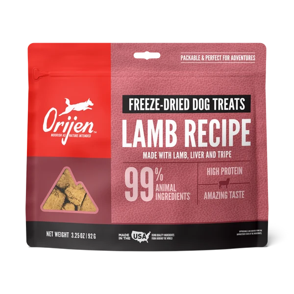 Orijen Lamb Recipe Freeze Dried Dog Treats 92G