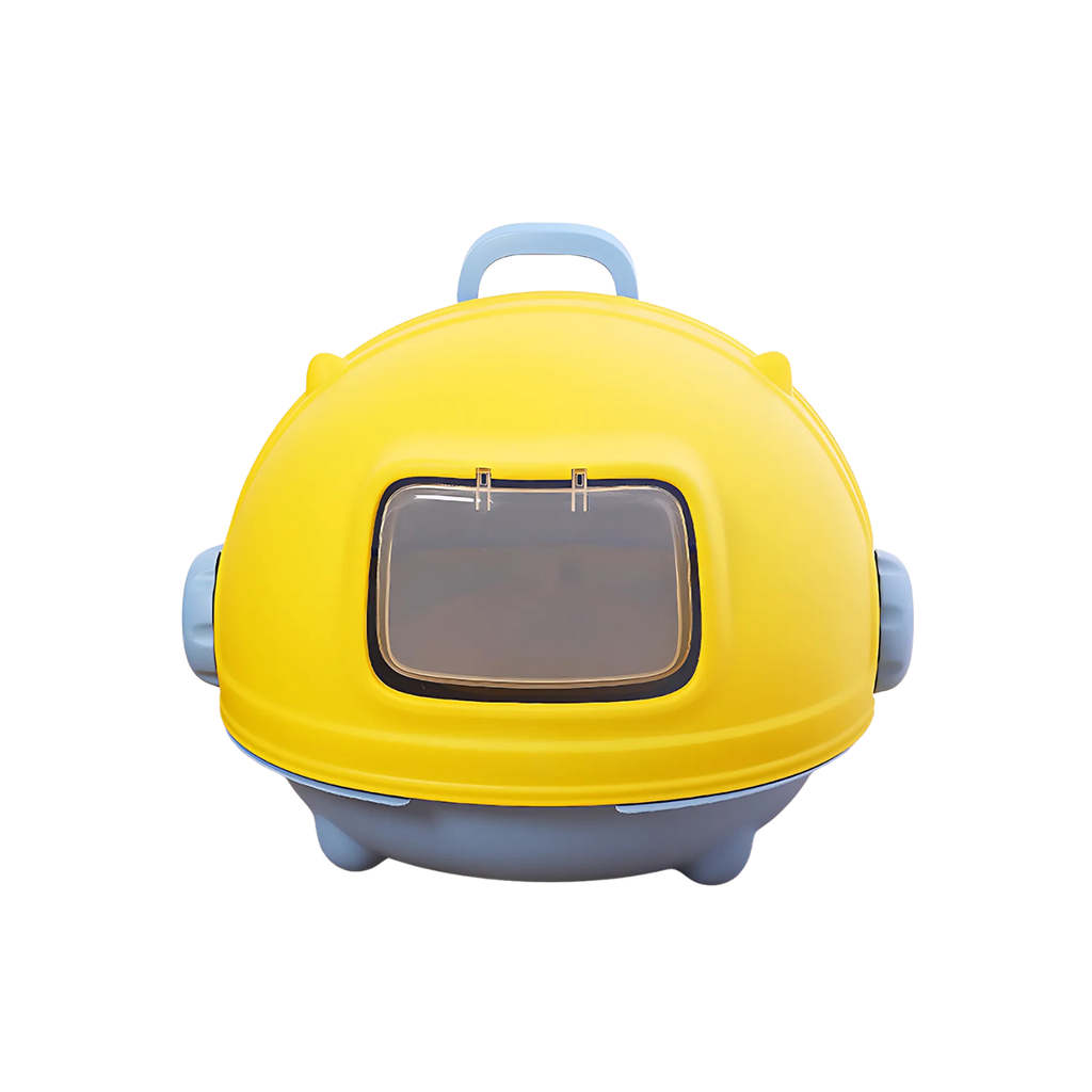 Pado Starship Cat Litter Box 55.4*49*41.7cm-Yellow