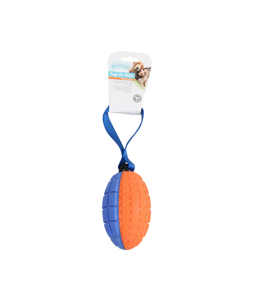 Paw Pals Squeaky Foam Football with Handle