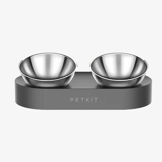 PETKIT FRESH NANO "Double" Cat & Dog Adjustable Feeding Bowl - Metal/Stainless Steel