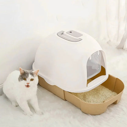 Pado Oval Cat Litter Box 53*41*41cm