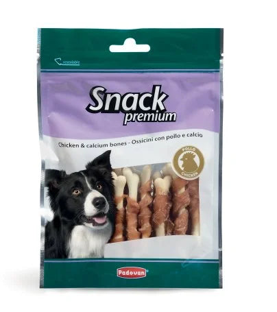 Padovan Chicken & Calcium Bone Dog Snack - 100gm