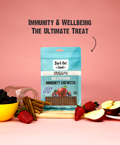 Bark Out Loud Immunity Chewstix - 100gms