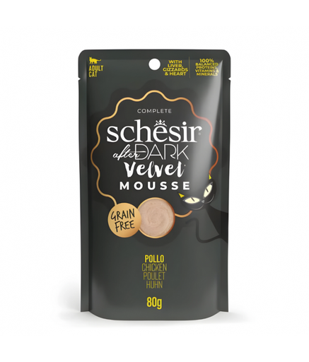 Schesir After Dark Velvet Mousse For Cat - Chicken 80g