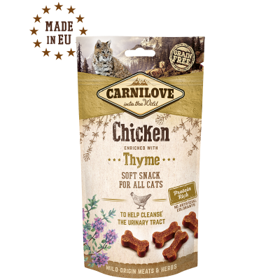 Carnilove Cat Semi Moist Snack Chicken enriched with Thyme 50 g (Copy)