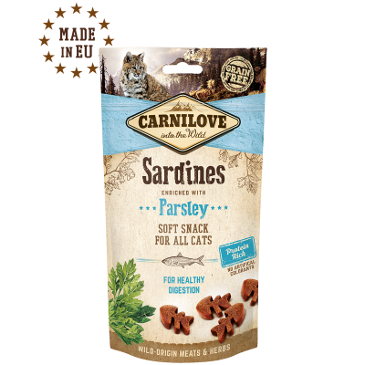 Carnilove Cat Semi Moist Snack Sardine enriched with Parsley 50 g