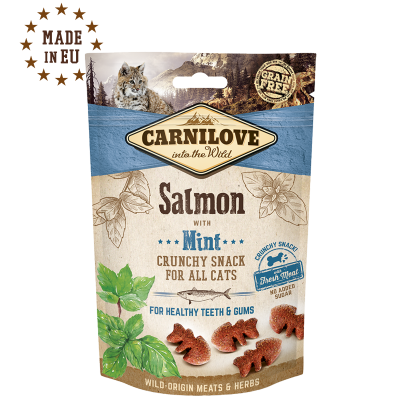 Carnilove Cat Crunchy Snack Salmon With Mint 50 g