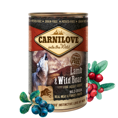 Carnilove Can Dog Wild Meat Lamb & Wild Boar 400 g