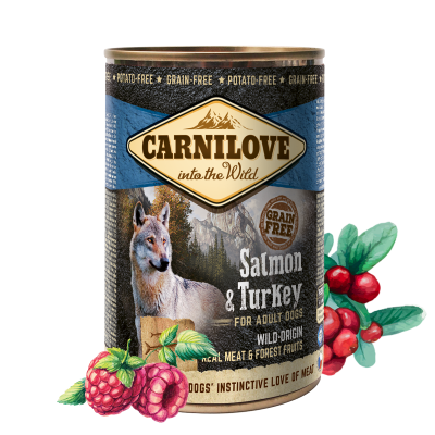 Carnilove Can Dog Wild Meat Salmon & Turkey 400 g