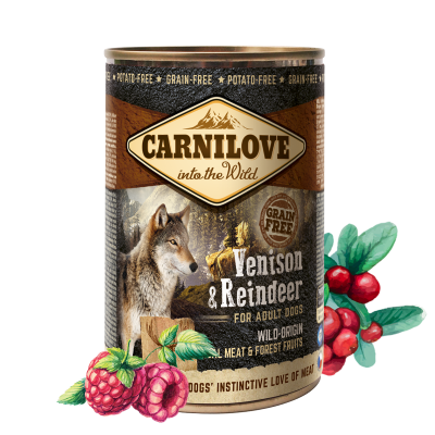 Carnilove Can Dog Wild Meat Venison & Reindeer 400 g