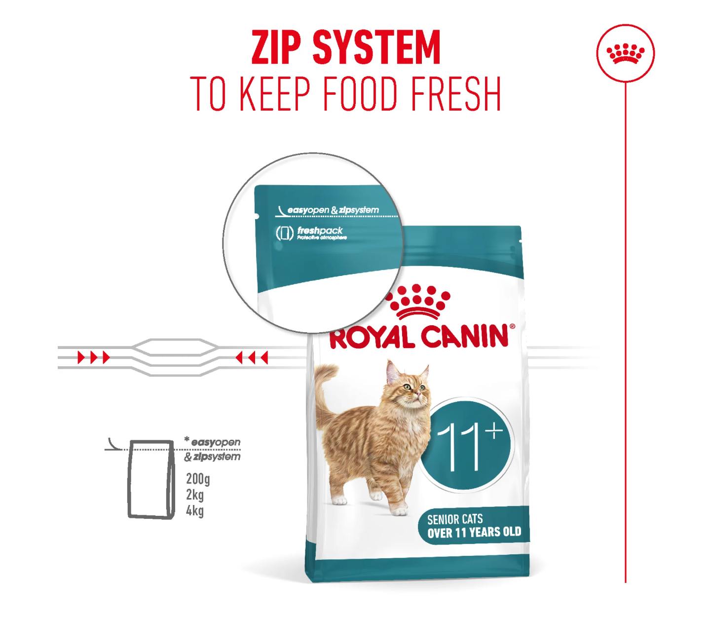 Feline Health Nutrition Ageing 11+ Years 2 kg