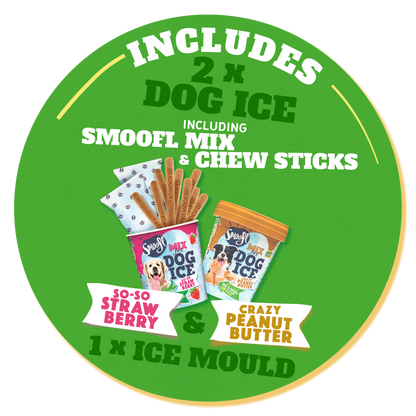Smoofl Small Starter Kit for Dog Ice Treats - 210G