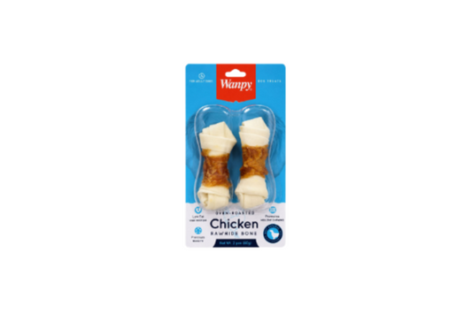 Wanpy chicken rawhide bone 2pcs (60g)