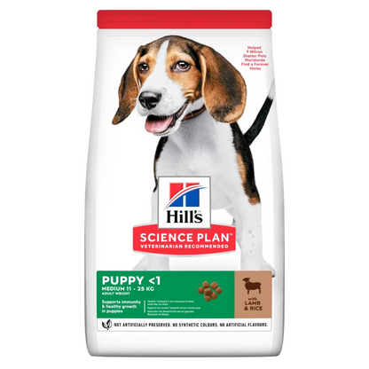 Hill's Science Plan Medium Puppy Food with Lamb & Rice