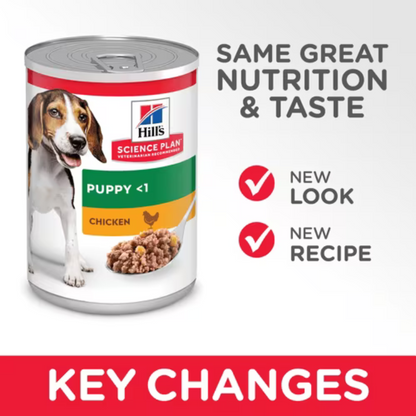 Hill's Science Plan Puppy Wet Food with Chicken - 370gx12