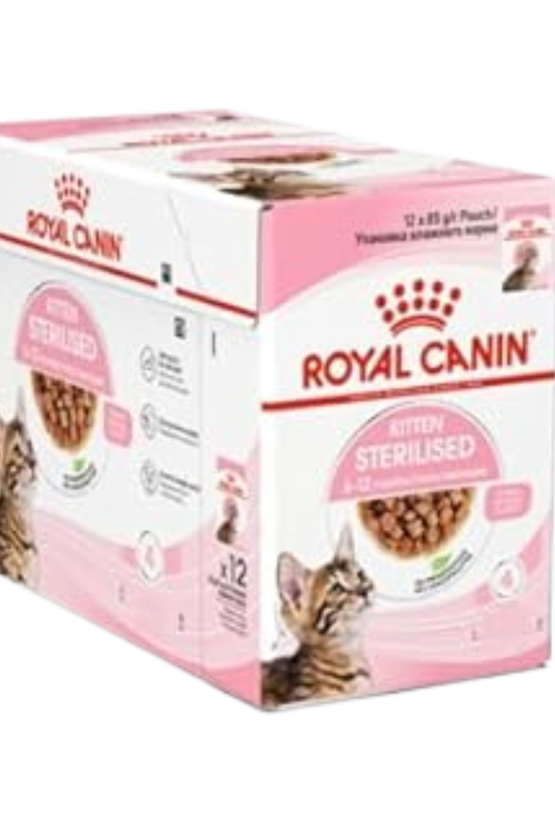 Feline Health Nutrition Kitten Sterilised Gravy (WET FOOD - Pouches) 12x85G