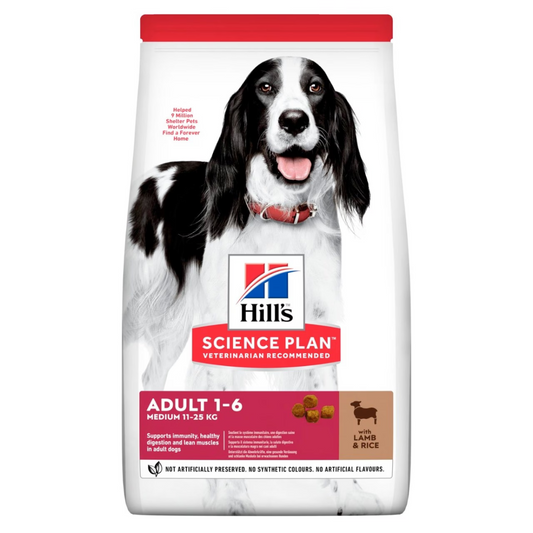 Hill's Science Plan Medium Adult Dog Food with Lamb & Rice