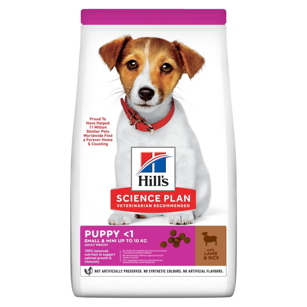 Hill's Science Plan Small & Mini Puppy Food with Lamb & Rice