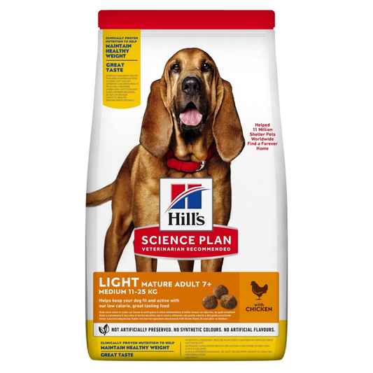 Hill's Science Plan Light Medium Adult Dog Food With Chicken