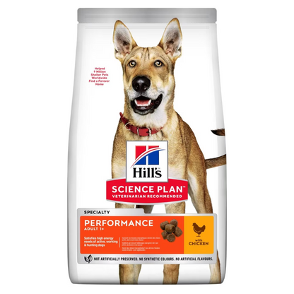 Hill's Science Plan Performance Adult Dog Food with Chicken - 14kg