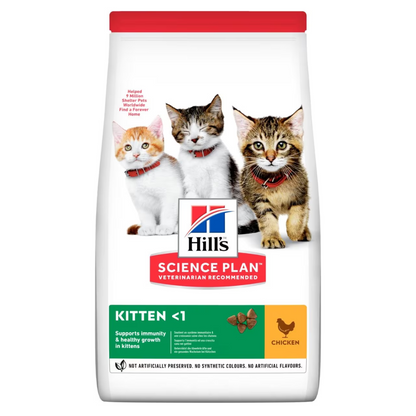 Hill's Science Plan Kitten Food with Chicken- 1.5kg(Near Expiry)