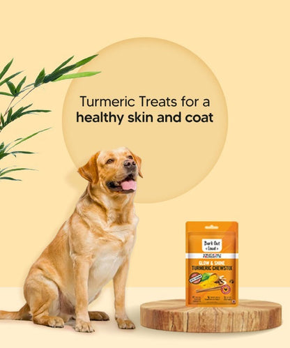 Bark Out Loud Glow & Shine Turmeric Chewstix - 100gms