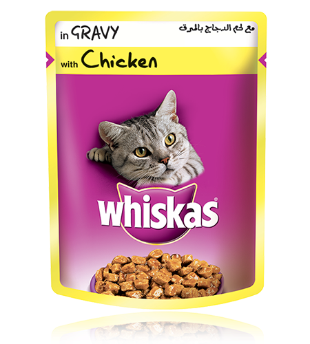 Whiskas Pouch Chicken - 80g x 4