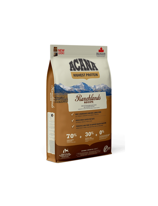 Acana Highest Protein Rachlands Recipe Dry Dog Food 2kg