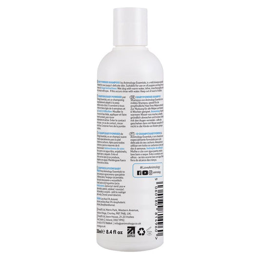 Animology Essentials Baby Powder Puppy Shampoo 250ml