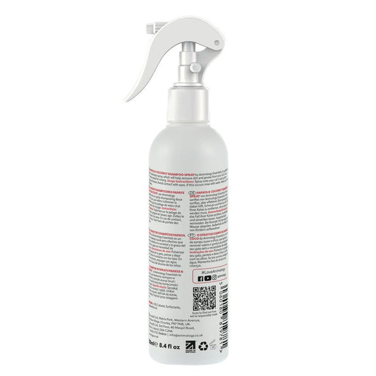 Animology Essentials Papaya & Coconut No Rinse Cat Shampoo Spray 250ml