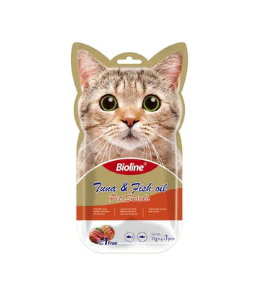 Bioline Cat Treats  - 5x15g