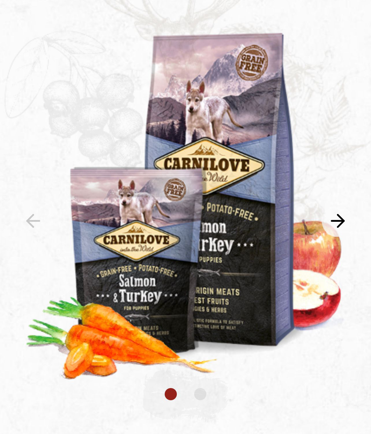 Carnilove Salmon & Turkey for puppies- 1.5 Kg