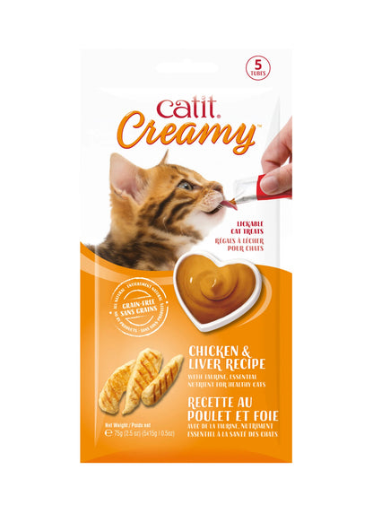 Catit Creamy Lickable Treats - Chicken