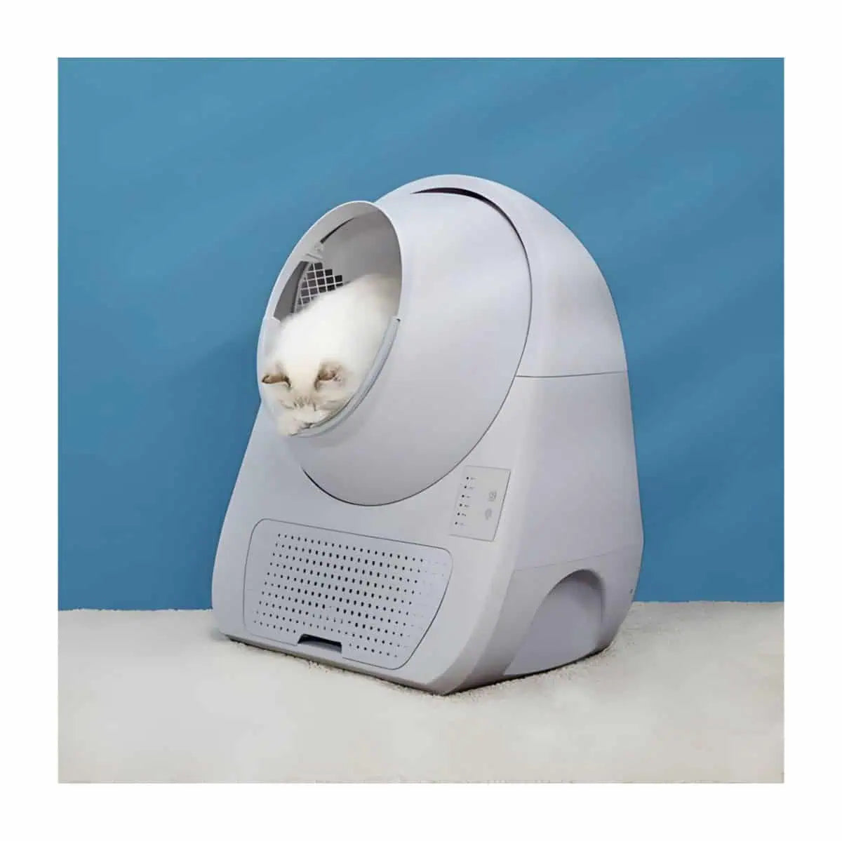 Catlink Scooper Young Pro X AI Self Cleaning With Odour Removal Cat Litter Box 13L 63x62x74cm - Grey