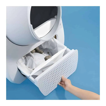 Catlink Scooper Young Pro X AI Self Cleaning With Odour Removal Cat Litter Box 13L 63x62x74cm - Grey