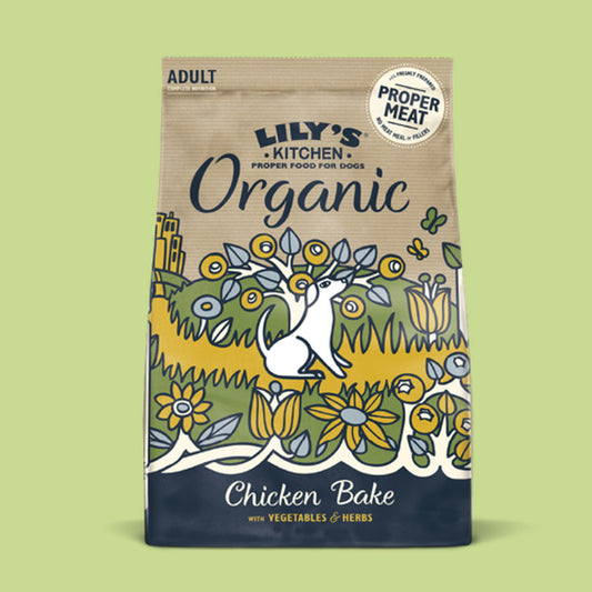 Lily's Kitchen Organic Chicken Bake with Vegetable & Herb Adult Dry Dog Food 2.5kg