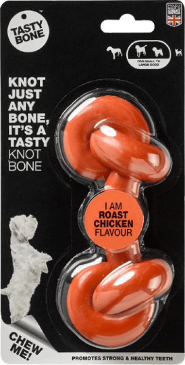 TastyBone Nylon Knotted - Roast Chicken