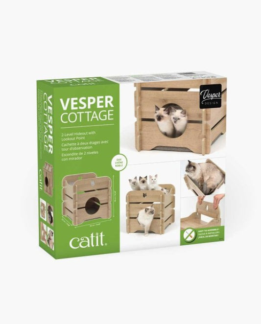 Catit Vesper Cat Furniture Cottage - Oak