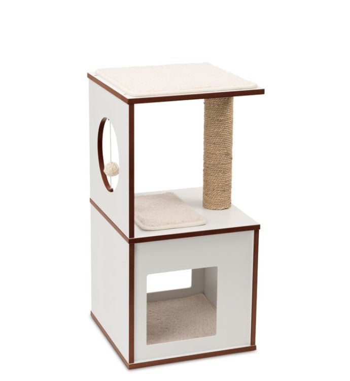 Catit Vesper Cat Furniture V-Box - White/Small