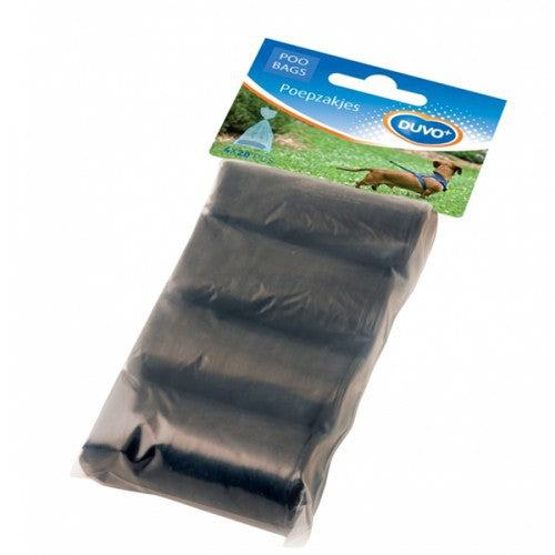 Duvo+ Poo Bag Rolls (4x20 pcs)