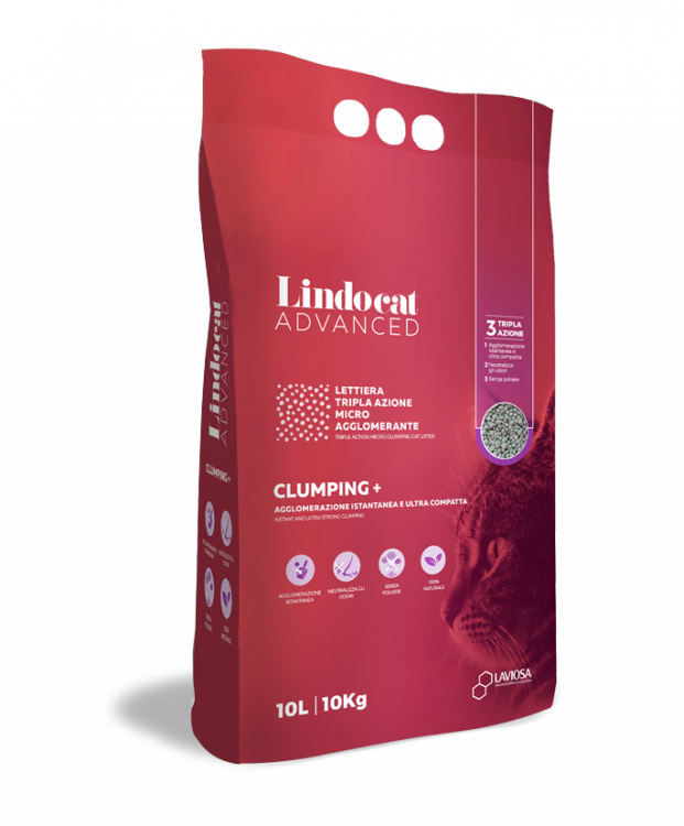 Natural Bentonite Lindocat Advanced Clumping - Fragrance Free (10 L)