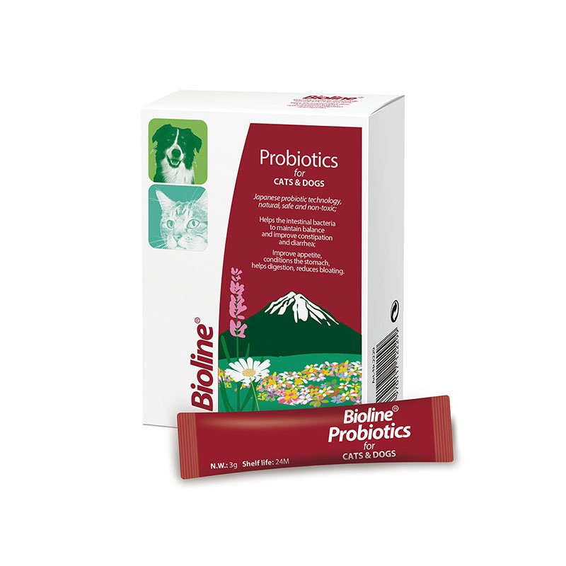 Bioline Activated Probiotics For Dogs & Cats -25g