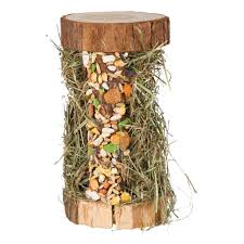 Trixie Wooden Tower with Hay & Crispy Bar for Small Pets
