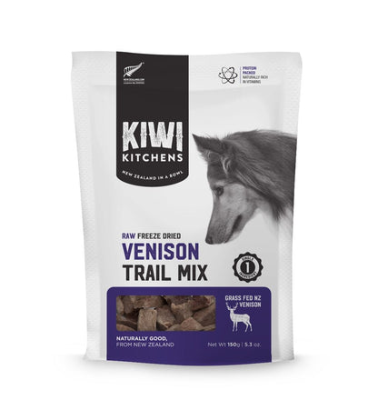 Kiwi Kitchens Raw Freeze Dried Venison Trail Mix Dog Treats